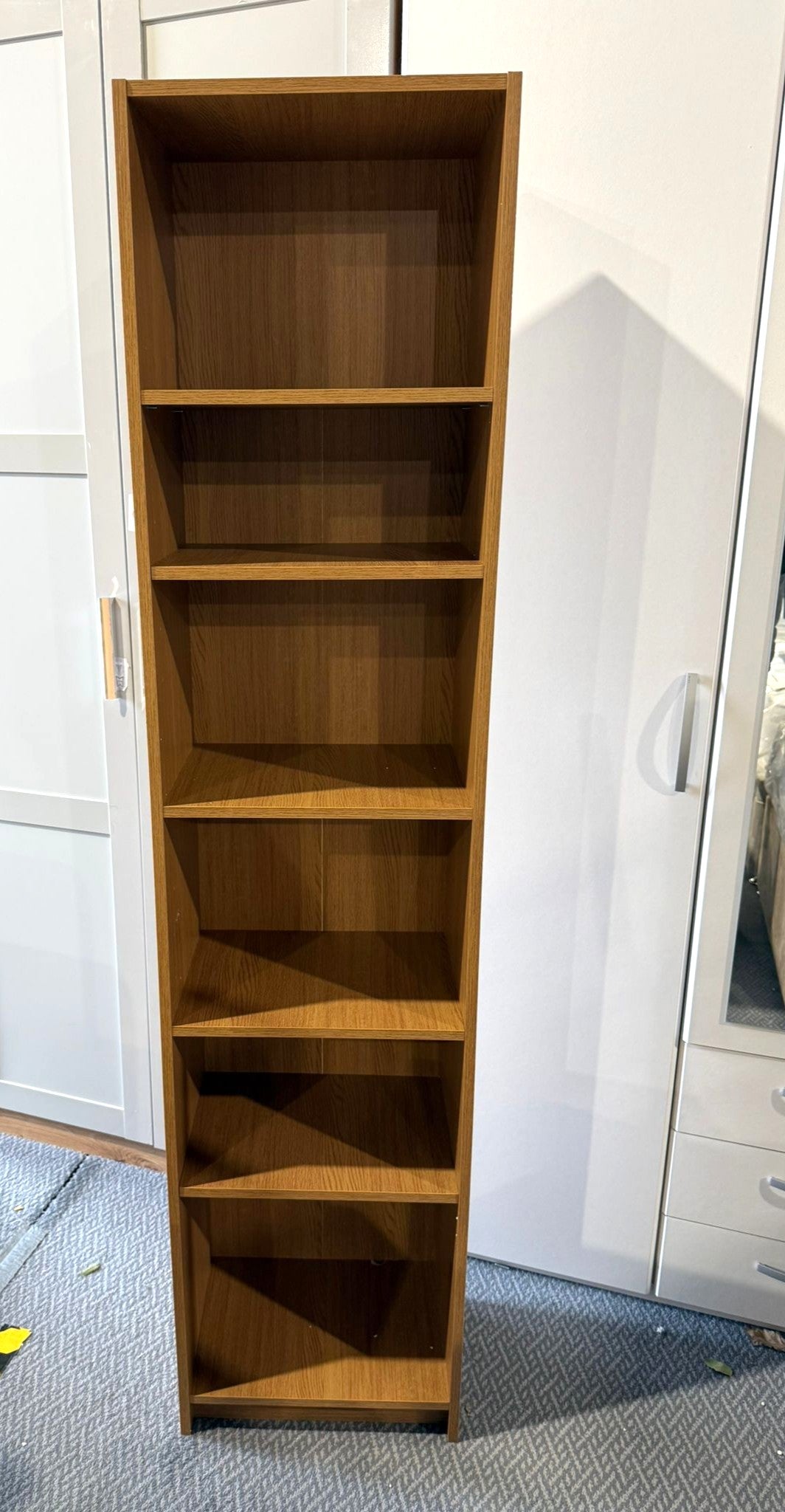 Maine Narrow Bookcase - Walnut